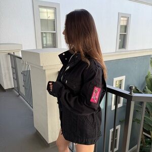 VINTAGE LEVI’S JACKET WITH CUSTOM PATCH WORK